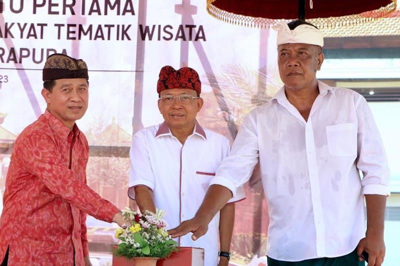 podiumnews.com-Gubernur Koster Siapkan Pasar Rakyat Tematik Pariwisata Klungkung